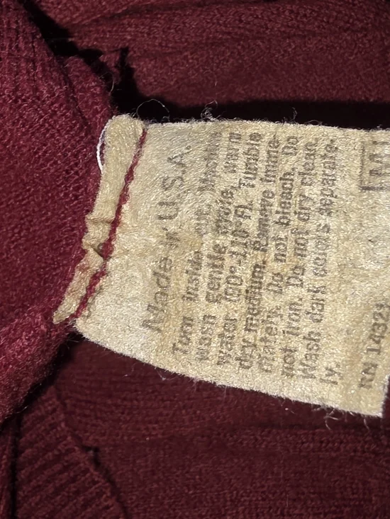 Christian Dior Monsieur 100% Cashmere V-Neck Sweater - Brick Red - Size M - Picture 10 of 10